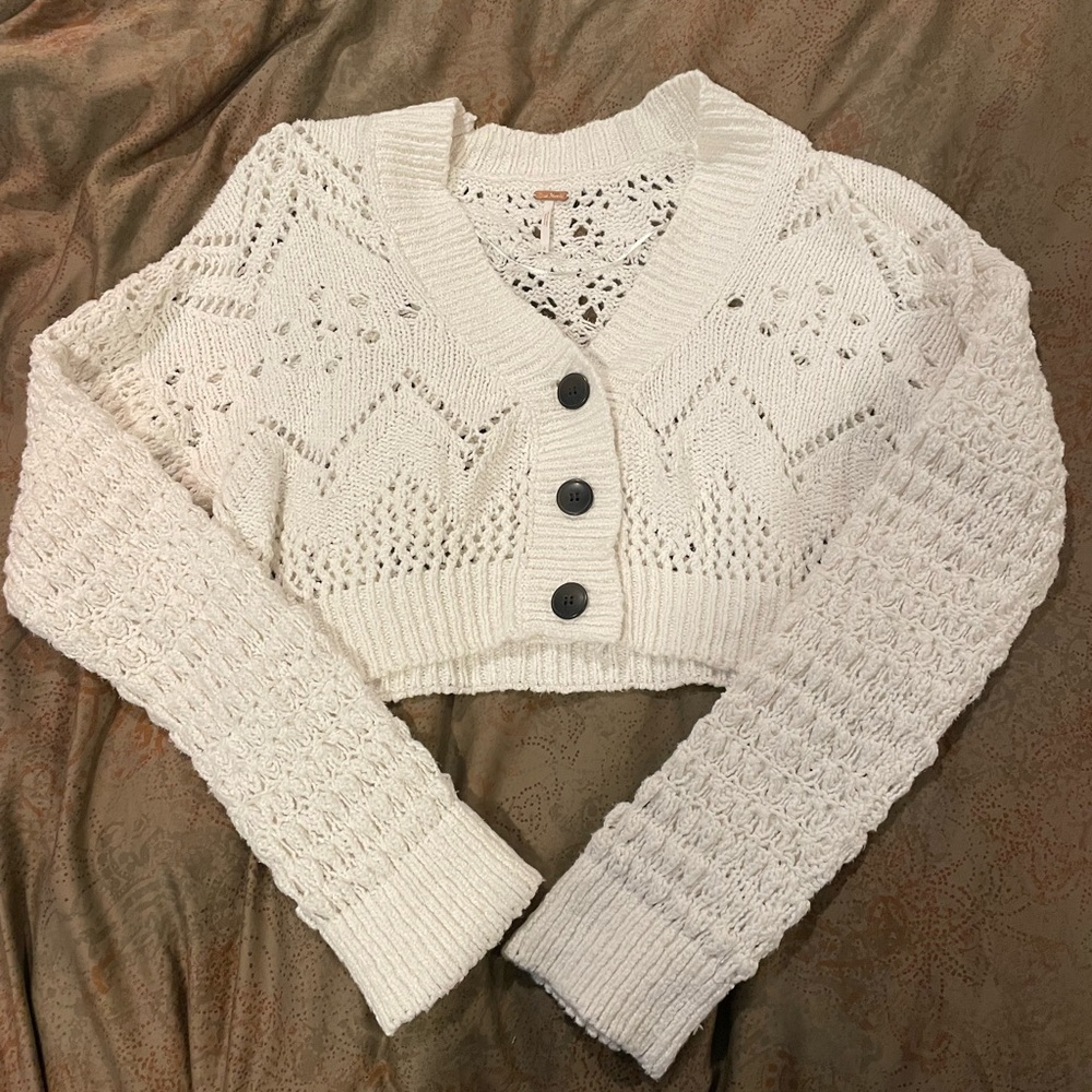 Free people cropped sweater